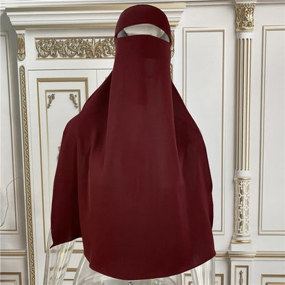 Women's Solid Colour Veil | Elegant Modest Head Covering