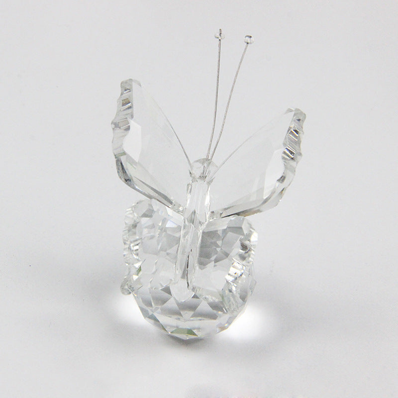 Schmetterlingsfigur aus Kristall – elegante Heimdekoration und Geschenk