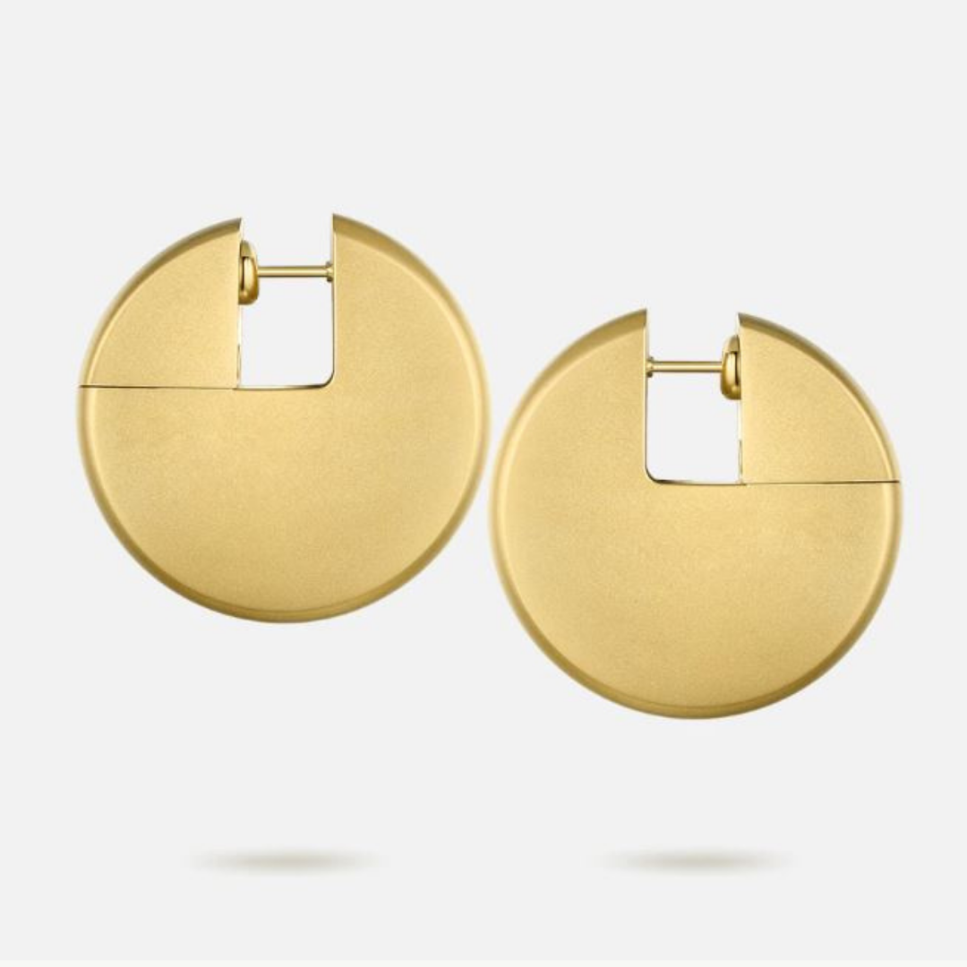 Ariana Stainless Steel Statement Earrings