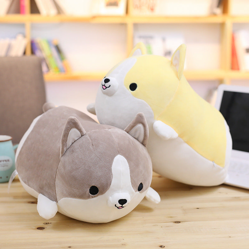 Shiba Inu & Corgi Plush Cushion