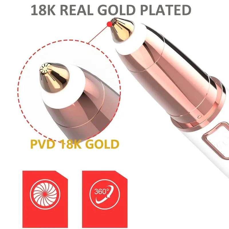 Rechargeable Eyebrow & Facial Hair Remover – Painless Precision Trimmer