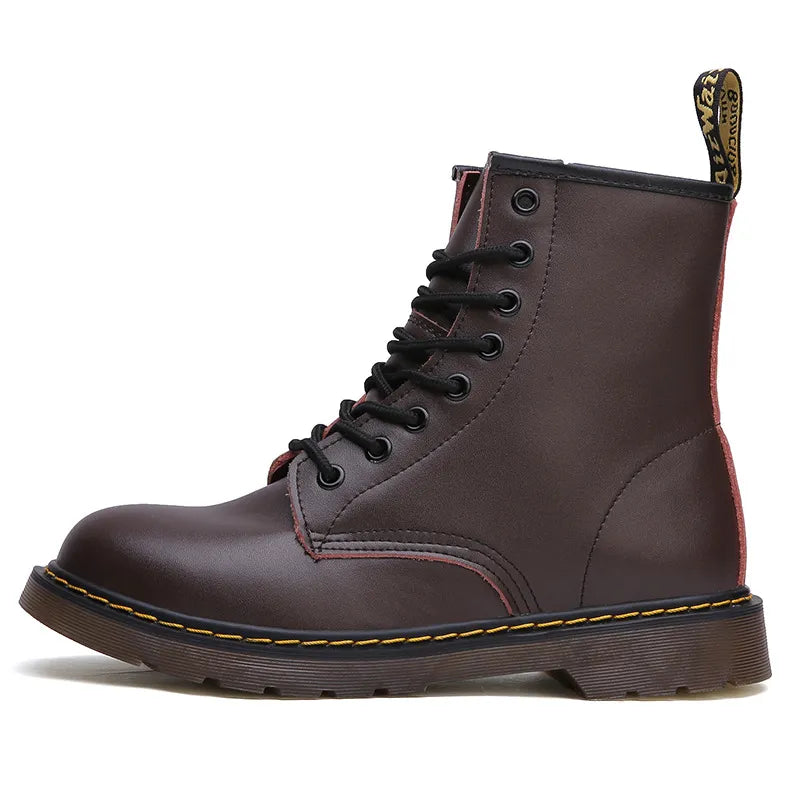 Women's Outdoor Martin Boots | Locomotive-Style Ankle Boots