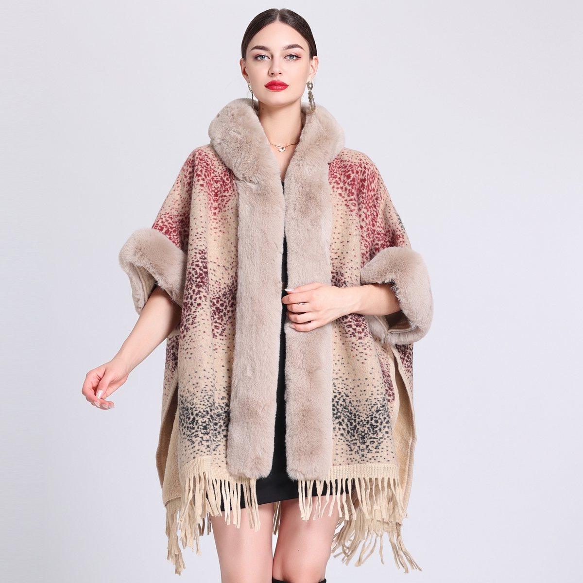 Women's Batwing Tassel Cardigan
