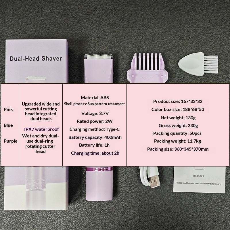 Dual-Head Hair Remover