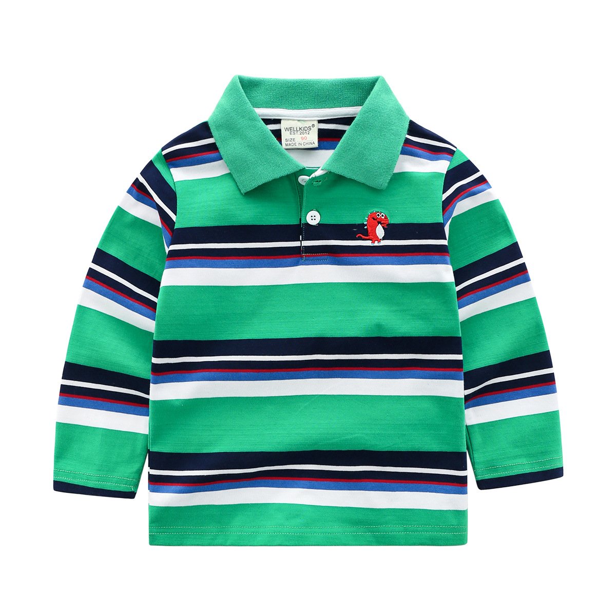 Jungen Langarm-Shirt Gestreift