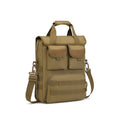 ArcEnCiel Tactical Messenger Bag – MOLLE Sling Pack & Utility Satchel in Coyote Brown