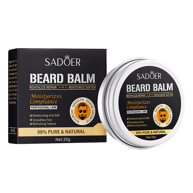 SADOER Men's Shaving Mousse & Beard Care Set