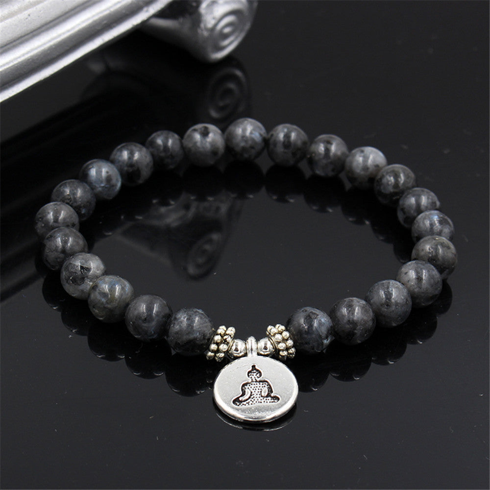 Buddha Bead Stretch Bracelet