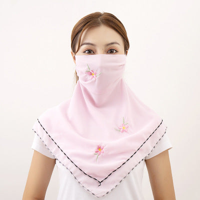 Women's UV Protection Chiffon Face Mask