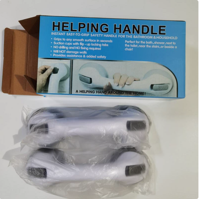 Suction Cup Bathroom Grab Bar – Non-Slip Safety Handrail