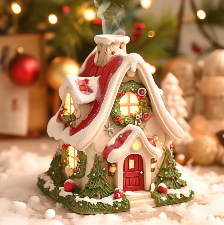 Snow House Incense Burner