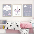 Magic Touch ungerahmtes Leinwandposter für das Babyzimmer eines Mädchens