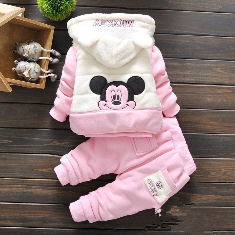 Kids’ Hooded Three-Piece Outfit Set