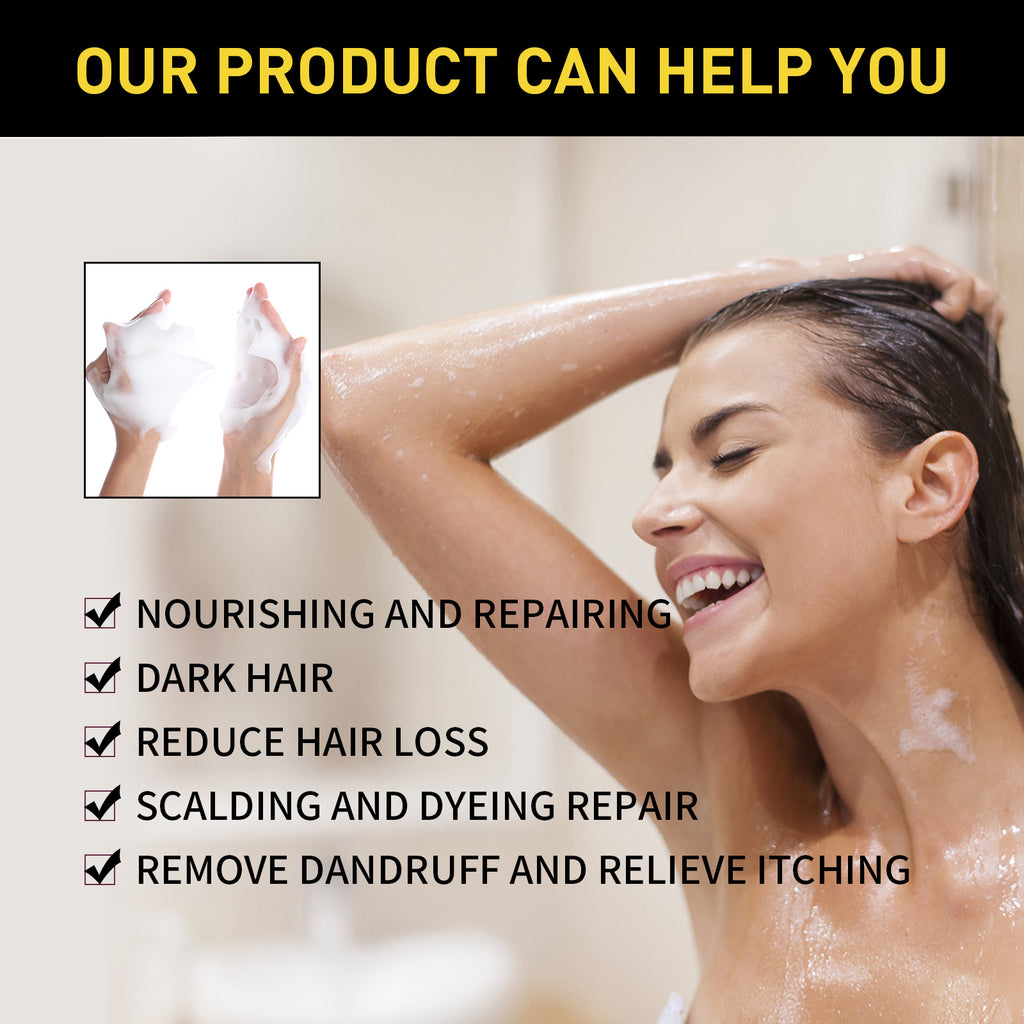 EELHOE Herbal Shampoo with Fo-Ti Essence – Natural Hair Darkening & Nourishing Care