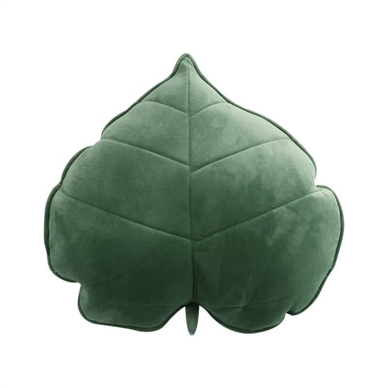 Coussin décoratif 3D en forme de feuille de cœur pour chambre d'enfant et décoration intérieure