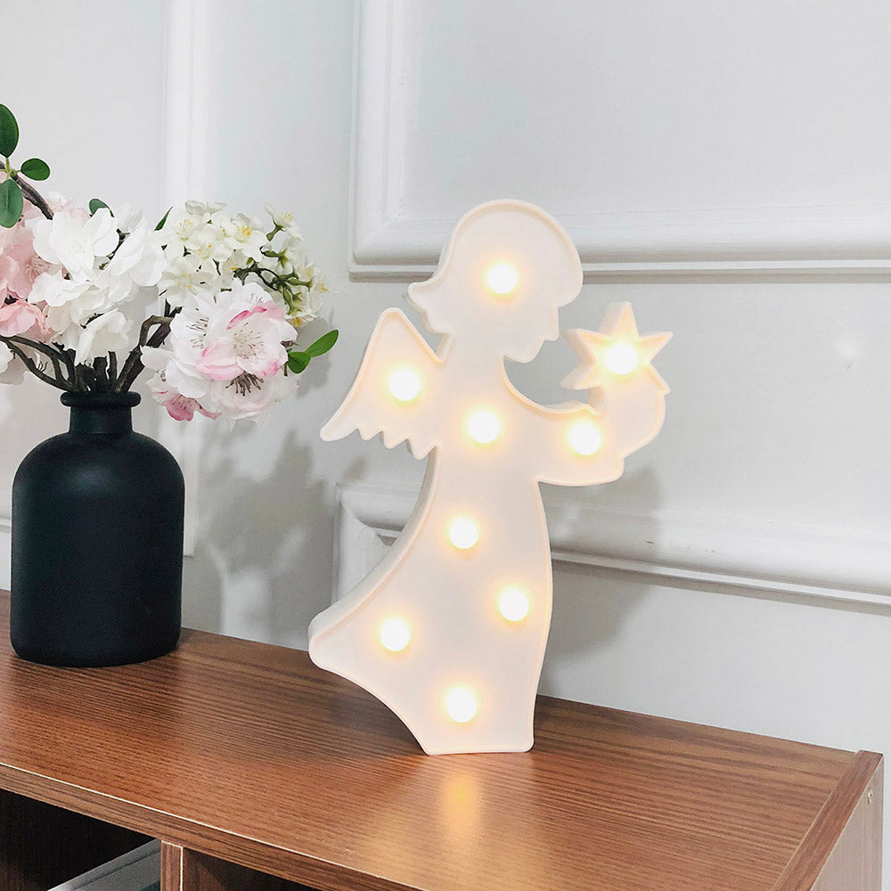 LED Engel Design Nachtlicht für Kinderzimmer Deko