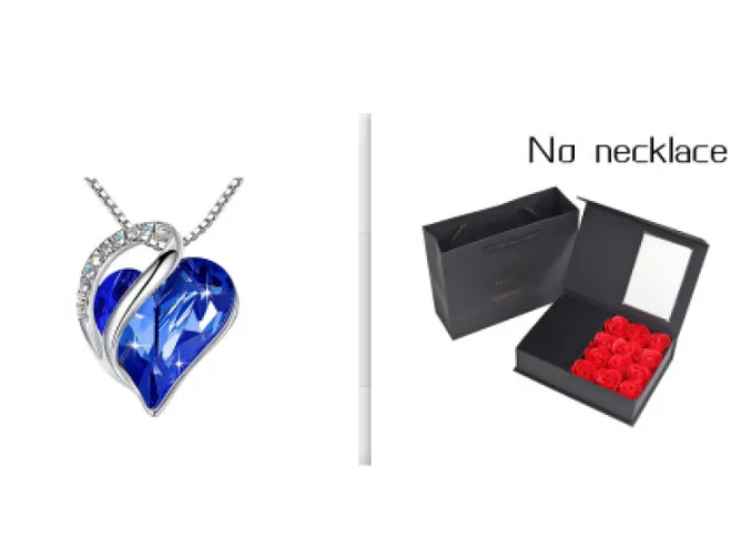 Heart-Shaped Pendant Necklace