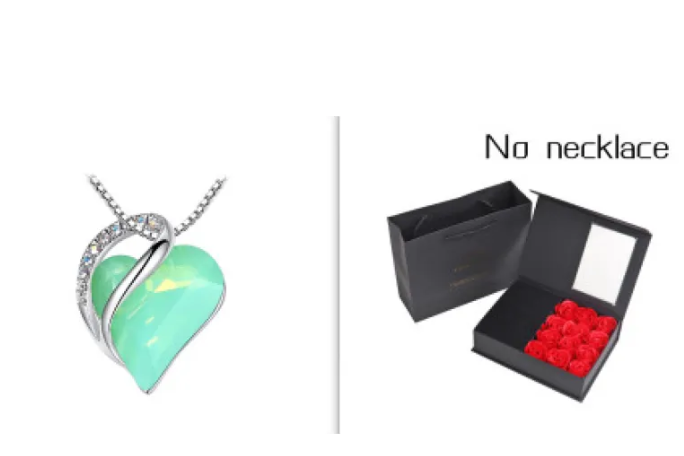 Heart-Shaped Pendant Necklace