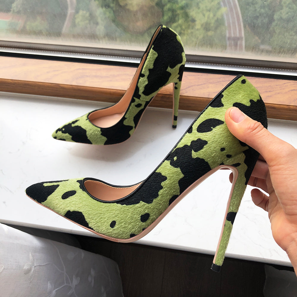Camouflage Graffiti High Heels for Women