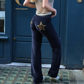 Pantalon de sport décontracté à blocs de couleur imprimés