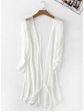 Women's Long-Sleeve Chiffon Cardigan