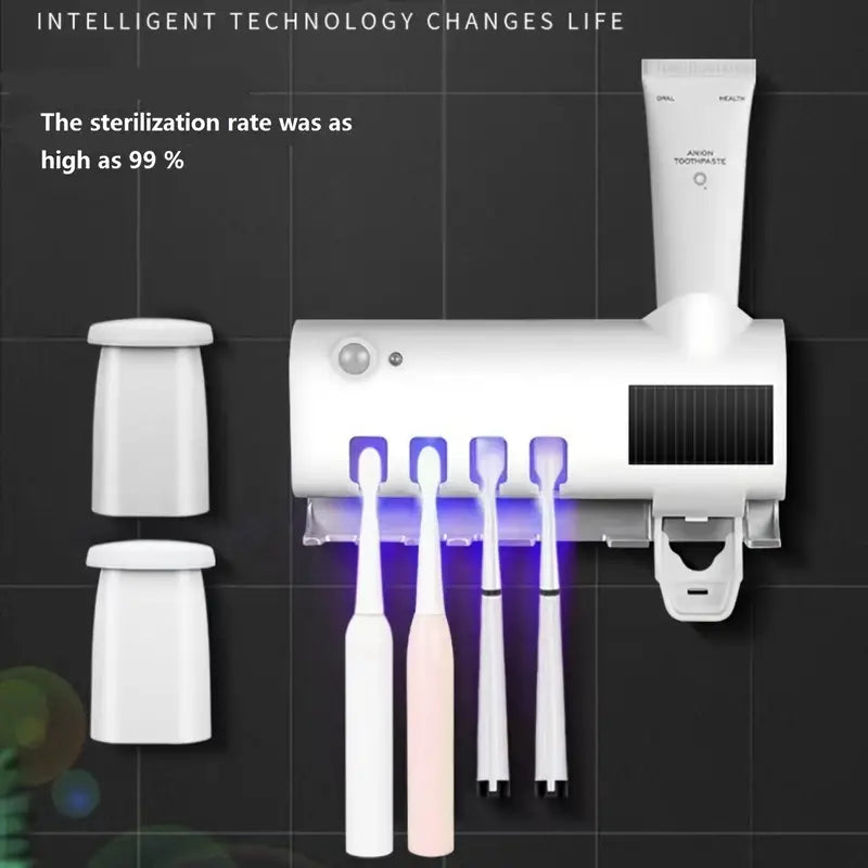 Wall-Mounted UV Automatic Toothbrush Holder