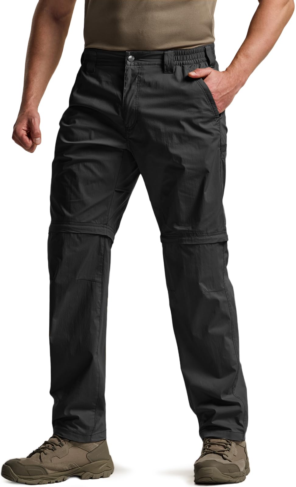 Herren Cargo-Zipphose – Leichte, wasserabweisende Wanderhose
