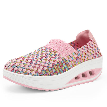 Women's Casual Breathable Canvas Trainers | Lightweight Sports Shoes