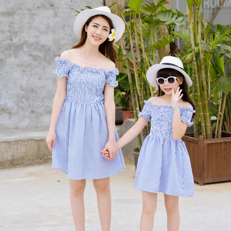 Family Matching Summer Outfits – Cotton T-Shirts & Dresses for Parents & Kids