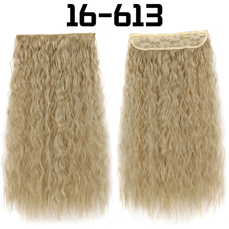 22-Inch Long Curly Synthetic Hair Extensions – Bulk Braiding Hair for Natural Styles