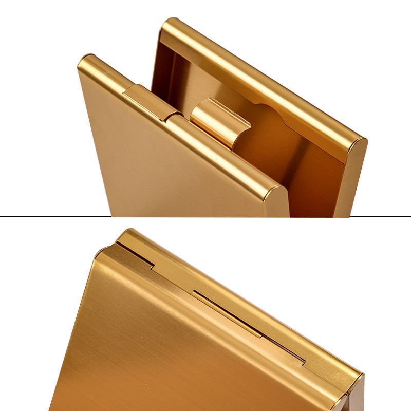 Creative Aluminum Cigarette Case and Card Holder Sleeve