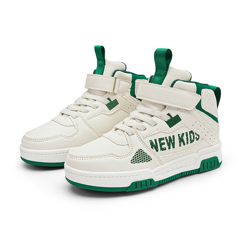 Kids’ Letter-Detail Casual Trainers