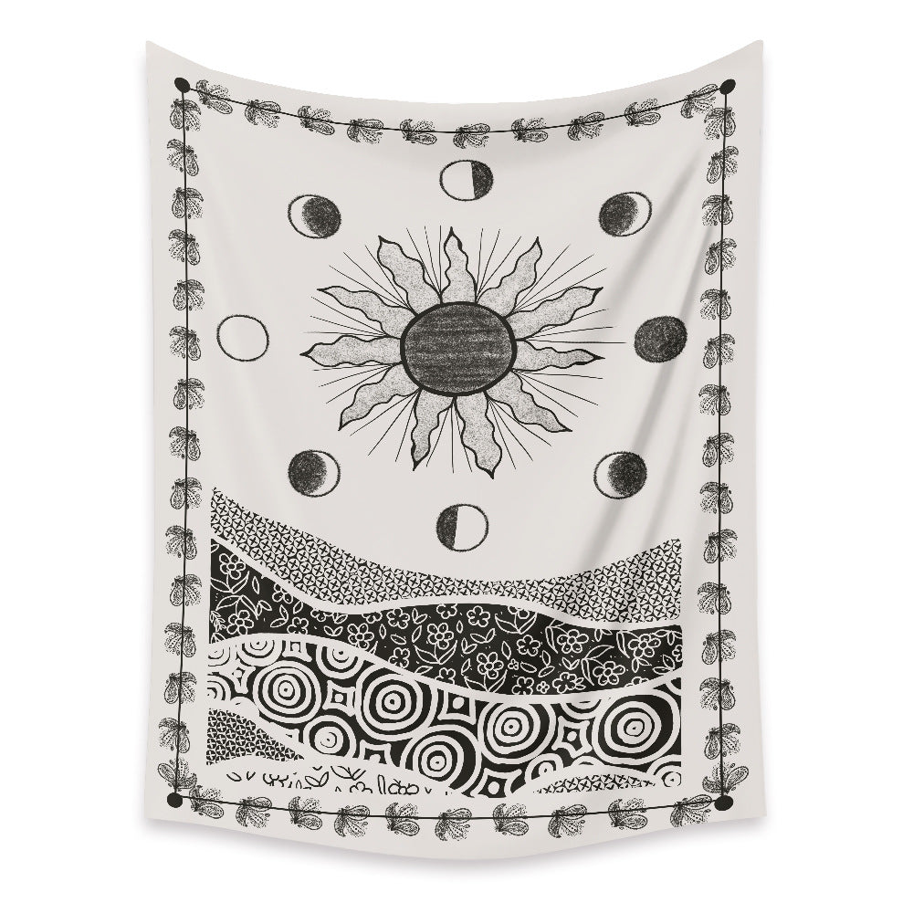 Tenture murale florale personnalisée pour la décoration de la chambre