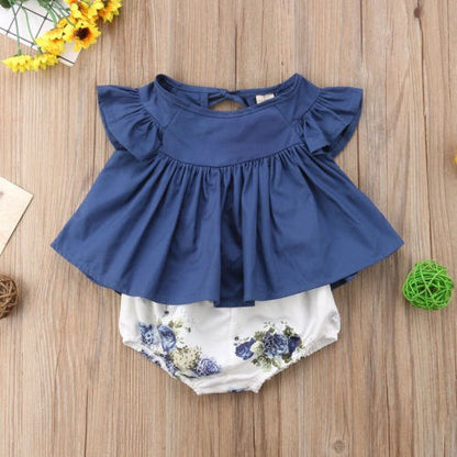 Kids Summer Two-Piece Outfit Set