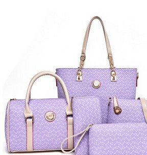 Women's Arrow Pattern Six-Piece Bag Set