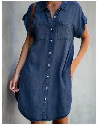 Everyday Essential Denim T-Shirt Dress
