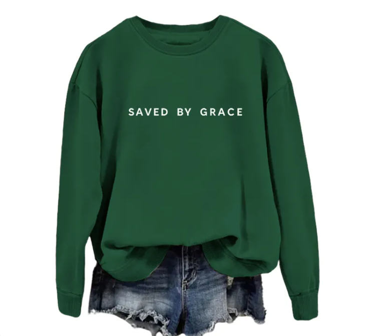 Sweat à capuche « Graceful Faith » – Sweat à capuche CVC en coton pour femme, disponible en 15 couleurs