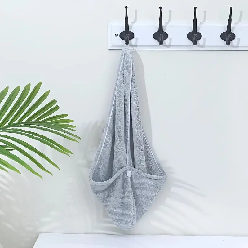 Microfiber Hair Towel Wrap for Curly Hair (1pc) – Gentle & Fast-Drying