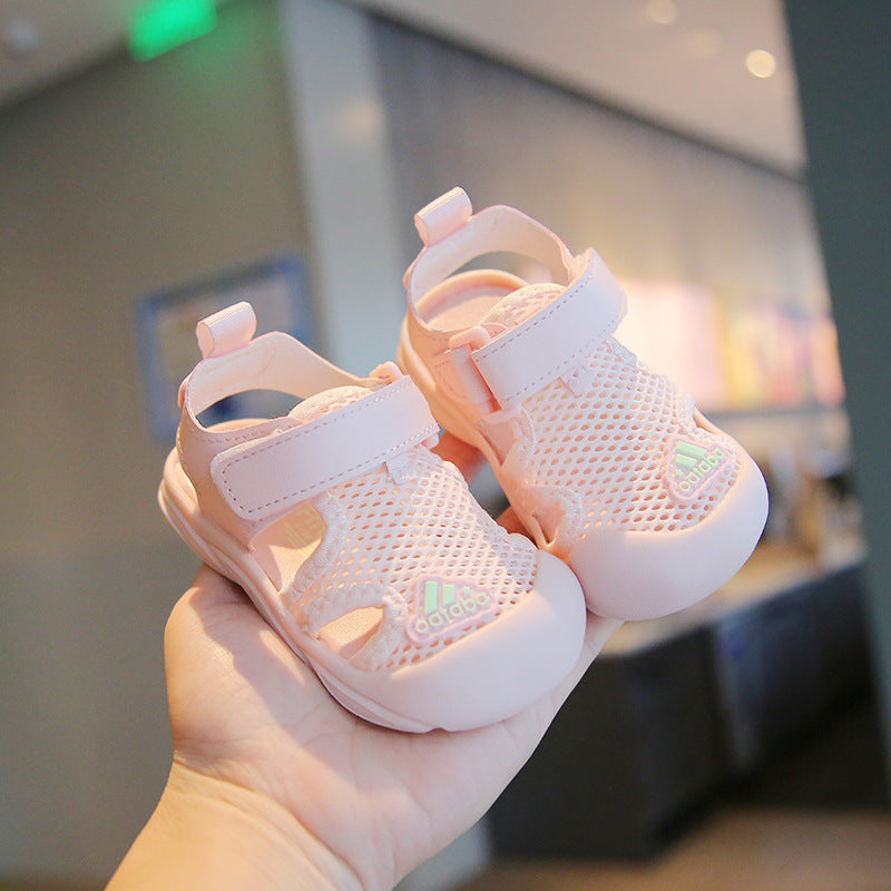 Baby Girl Mesh Casual Sandals – Soft Sole Toddler Shoes