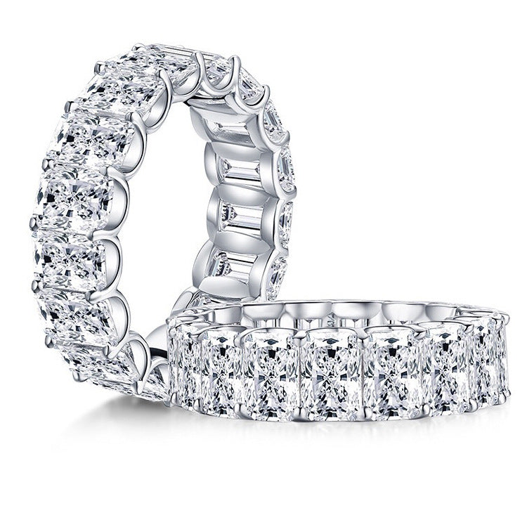 Sterling Silver Simulated Diamond Ring