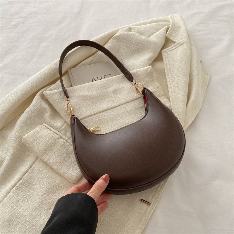 Women’s Textured Crescent Shoulder Bag
