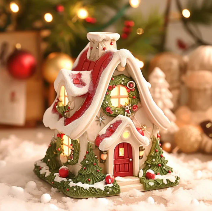 Snow House Incense Burner