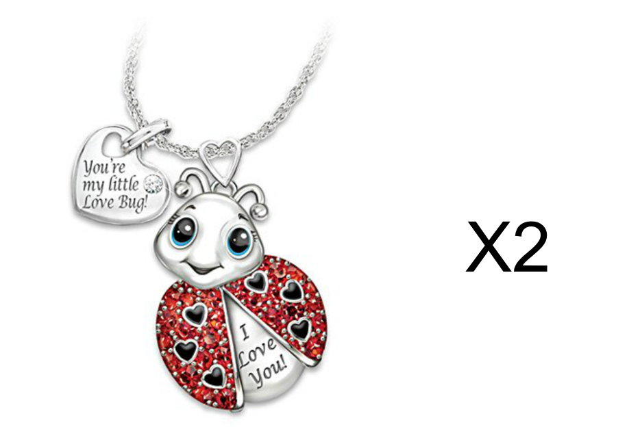 Ladybug Pendant Necklace