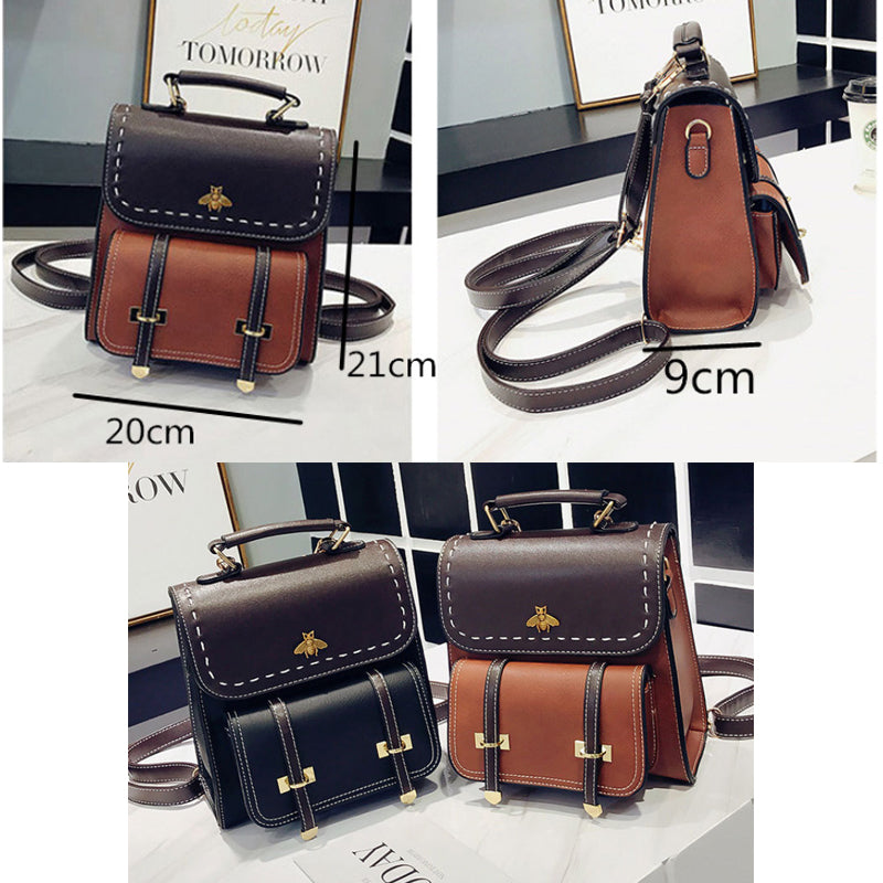 Vintage Leather Women's Backpack