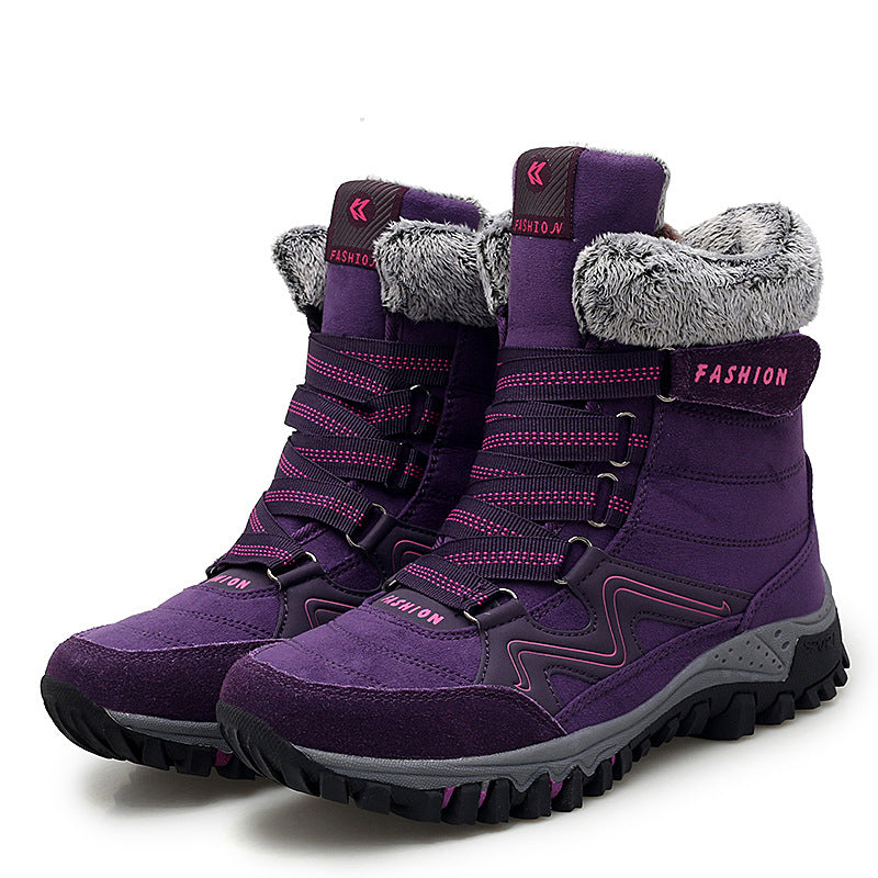 Padded Winter High-Top Shoes