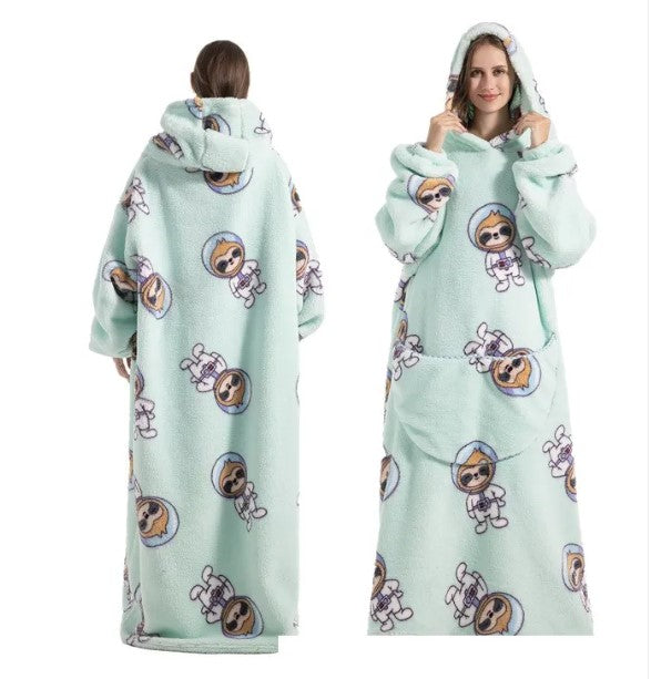 Relaxed-Fit Blanket Nightgown