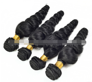Loose Wave Human Hair Wig & Extension Panel