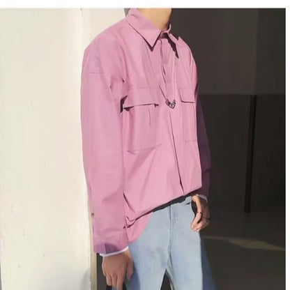 Unisex Casual Long Sleeve Work Shirt – Men's & Women's