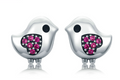 925 Silver Bird Stud Earrings