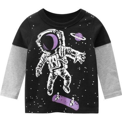Boys Long Sleeve T-Shirt - Kids Clothing Tops